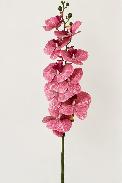 Premium Pembe Yapay Orkide Dalı – 110 cm