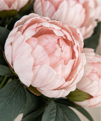 Premium Pembe Yapay Şakayık – 7 Başlı, 45 cm