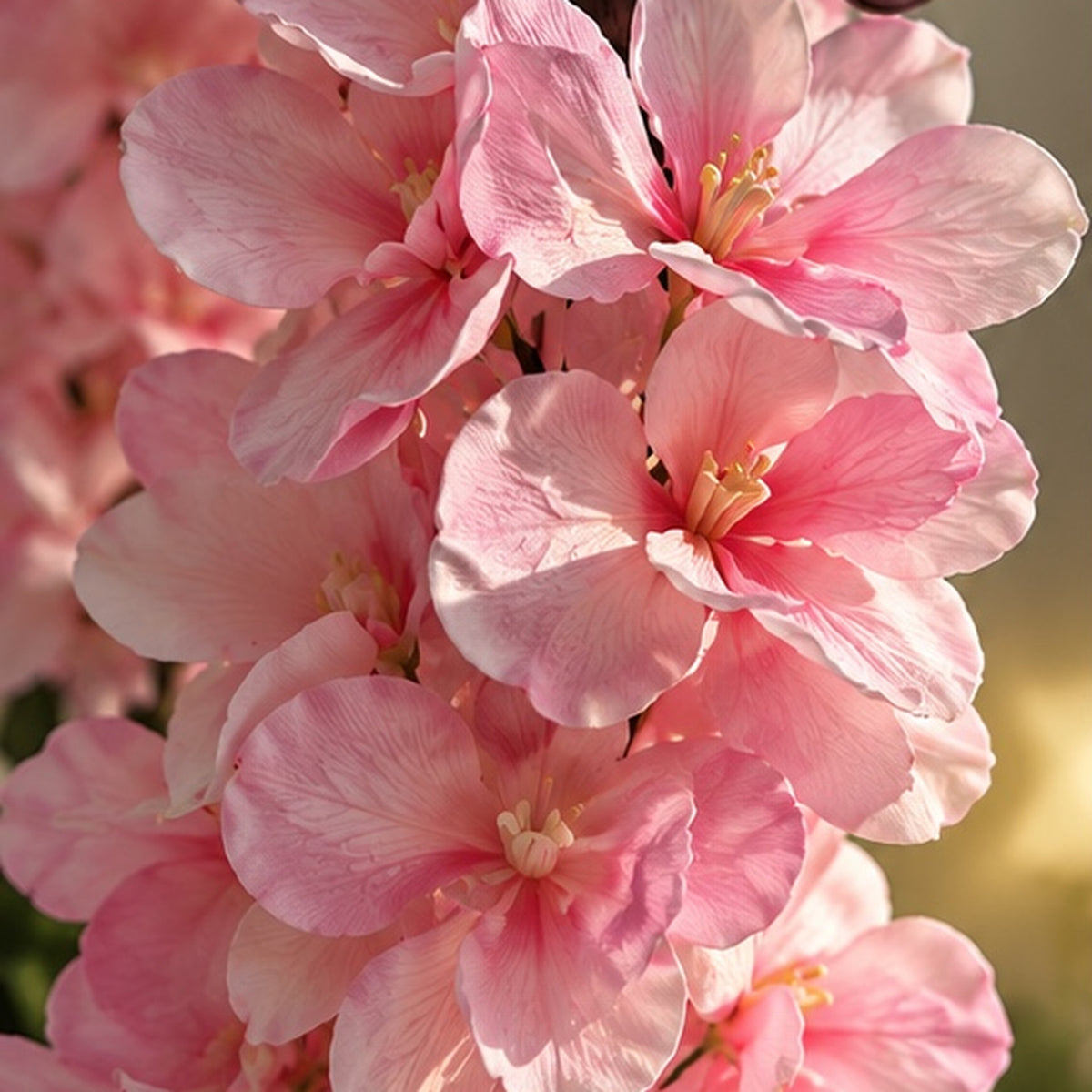 40 cm Pembe-Beyaz Premium Yapay Sümbül Aranjmanı