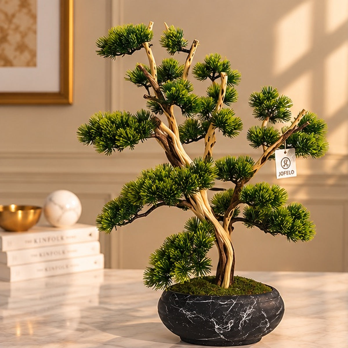 70 cm Premium Yapay Bonsai Ağacı – Seramik Saksılı